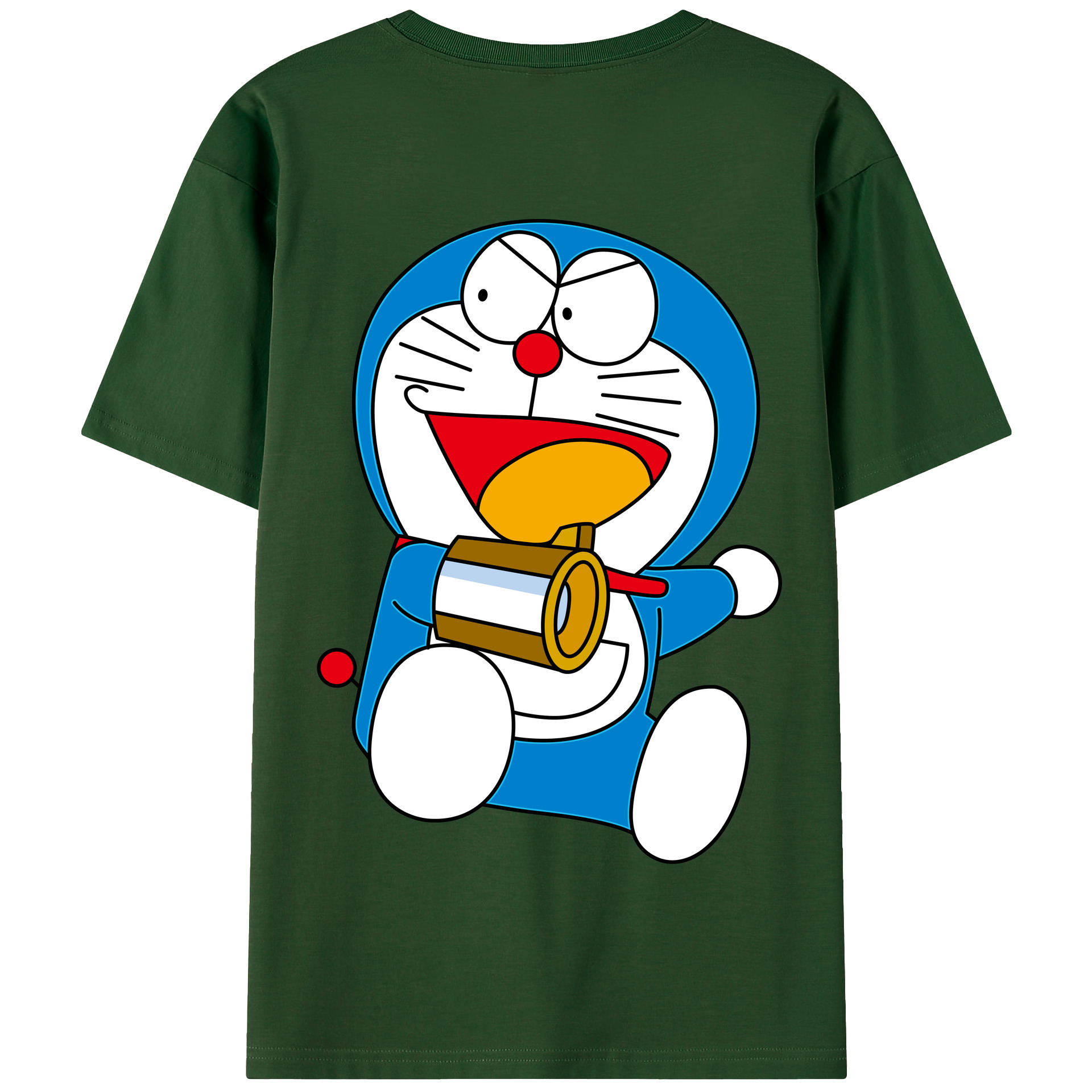 （画像用） ドラえもん Doraemon 綿100％半袖Tシャツ（背面プリント）